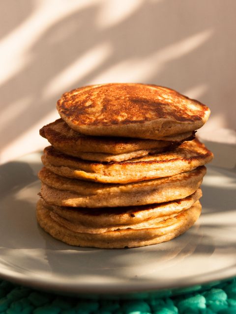 Pancake de platano y avena