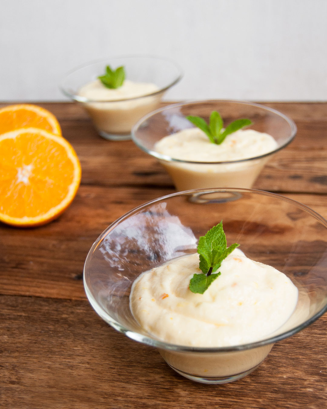 receta mousse de naranja con yogur